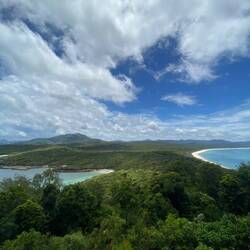 Most magical view after a walk from Whitehaven Beach up to this lookout