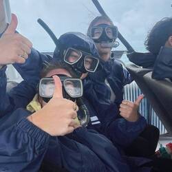Then we did a day trip out to the Great Barrier Reef and snorkelled!!