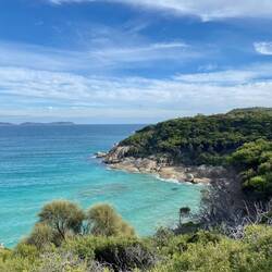 We started in Wilsons Promontory Nat. Park and did a beautiful walk