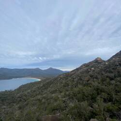 A little walk up to the wineglass bay lookout
