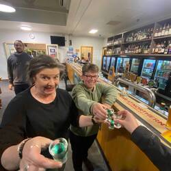 Cheers to my last night in Coles Bay!