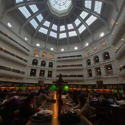 Went to the state library