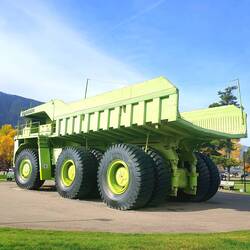 Titan, der größte Lkw der Welt für Kohleabbau.