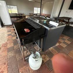 campkitchen zum grillieren auf dem camping