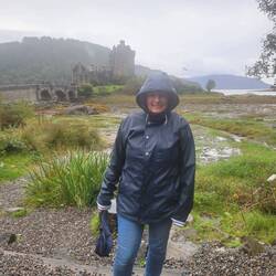 Well I think it may rain. That's our standing joke, especially when we are drenched.