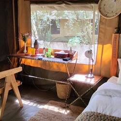 another view from inside our tent