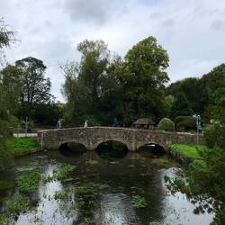 Near Bibury, on our bike tour.