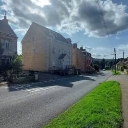 Hier wohnen mein Bruder mit seiner Familie