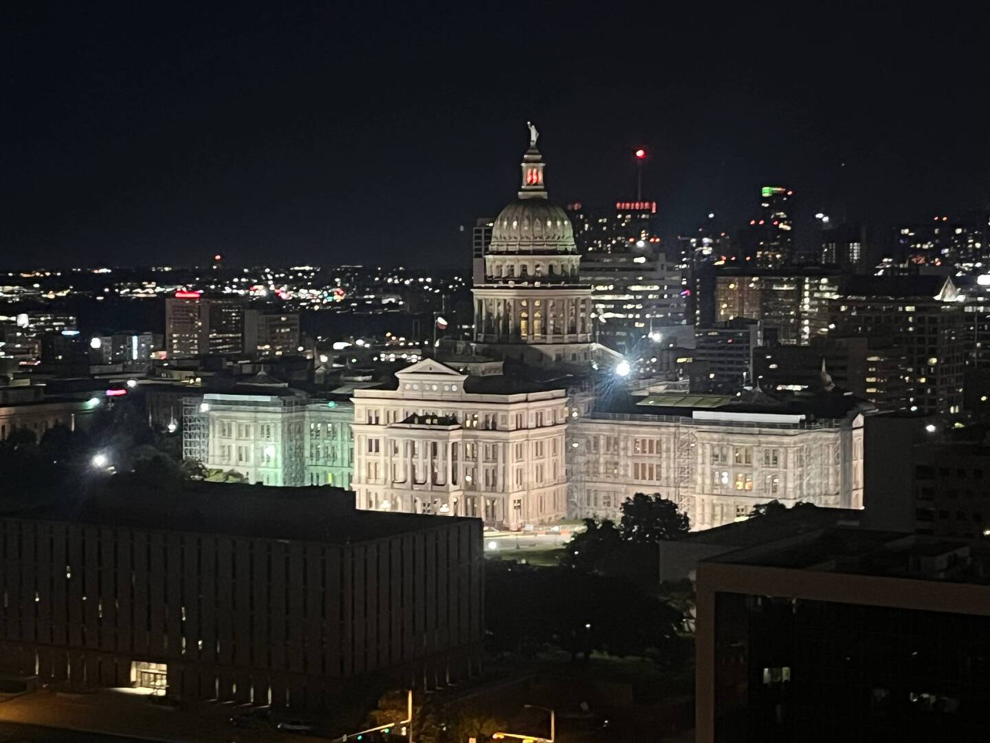 Capitol Hill view from hotel roof