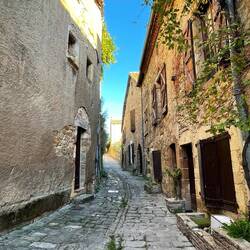 Beautiful cobbled laneways