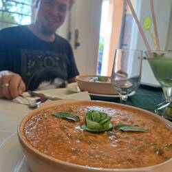 Cubanische Paella in einem koscheren Restaurant. War überraschend lecker!