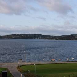 Ausblick von unserem Balkon.