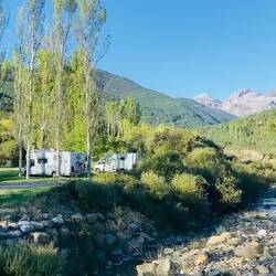 Unser Stellplatz für die Nacht 👍🏻🚐⛰️