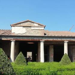 Innenhof einer Villa