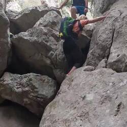 Harmlose kraxelei hier und da...