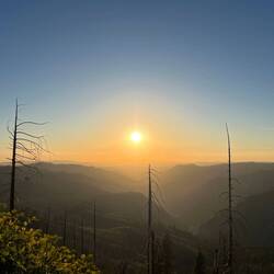 Sunset on the drive back