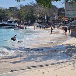 Flut am Mushroom Beach