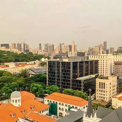 Blick aus unserem Hotelzimmer