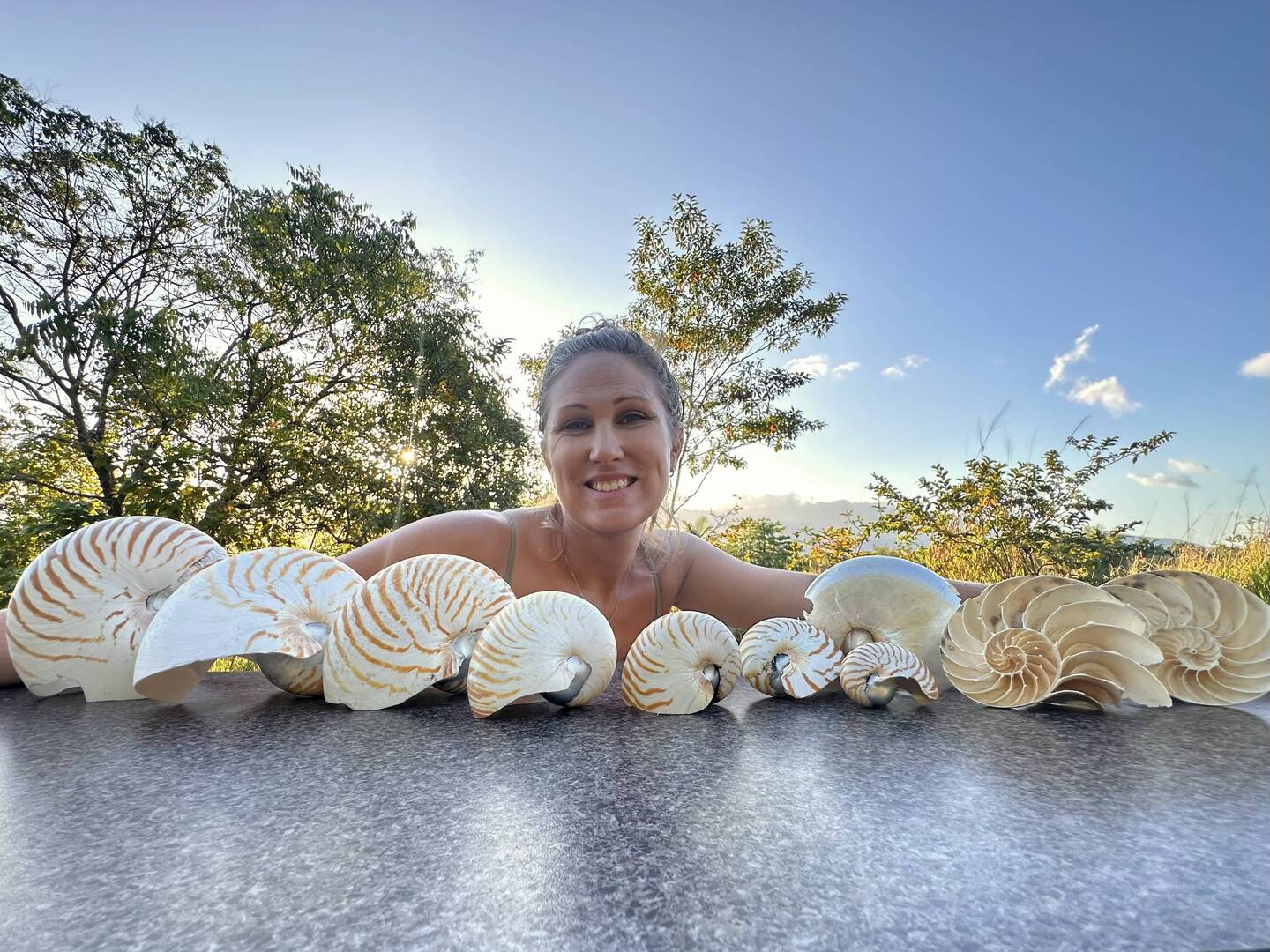 Beautiful Brax, said mum get in i'll take a picture of you with your shells