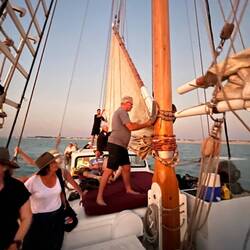 And then Kevin helped with packing the sail away. Not sure how they would have managed without him!