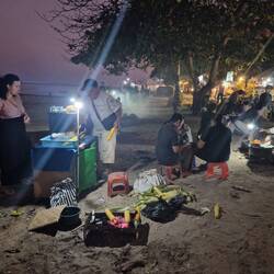 Streetfood am Strand