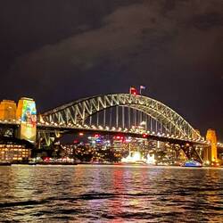 Sydney Bridge at night