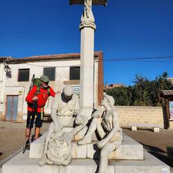 Found some guys hurting from their journey and was consoling them