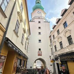 Michael's Gate - where the old city walls used to stand