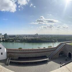 Panoramic view of the city from the castle