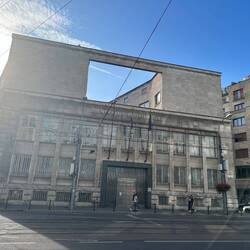 We voted this the ugliest building in Bratislava - likely built during Communist rule