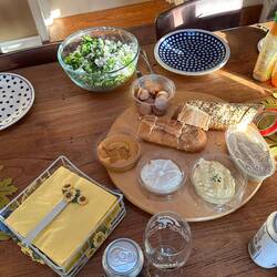 Vor dem Abendessen im Gabies-Haus