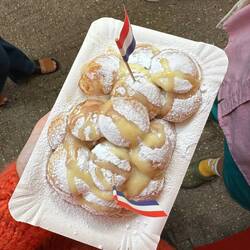 Dutch poffertjes (mega lecker!!!!)