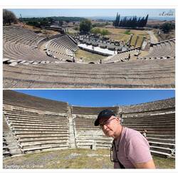 The theater ... from the top and from the stage ... Asclepieion - Bergama, İzmir.