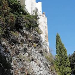Die rote Sphinx der Villa San Michele