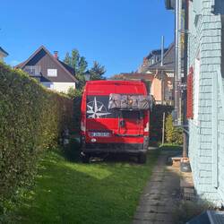 nun steht der Duci wieder im heimischen Garten