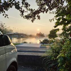 Morgenstimmung an der Saône...