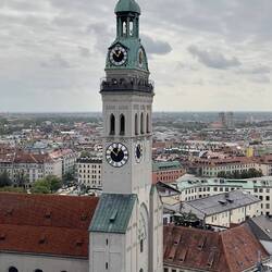 View from the top of the Rathaus Tower