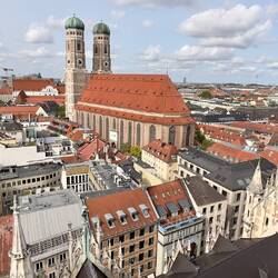 View from the top of the Rathaus Tower