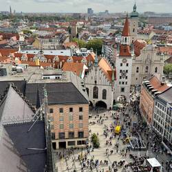 View from the top of the Rathaus Tower