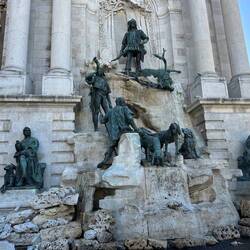 Fountain featuring St. Mathias