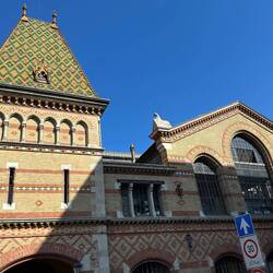 The Food Market - note the intricate roof design