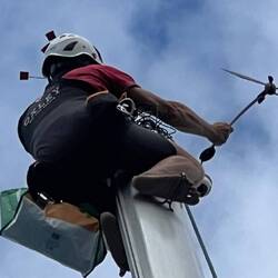 Da war das Windfähnchen gerade ab...
