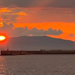 Sunset in Methoni 30.9.23