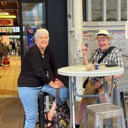 Enjoying a morning Noisette