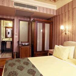 inside our room...bathroom had a Turkish bath and rain shower