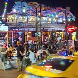 the street on the way back to our hotel