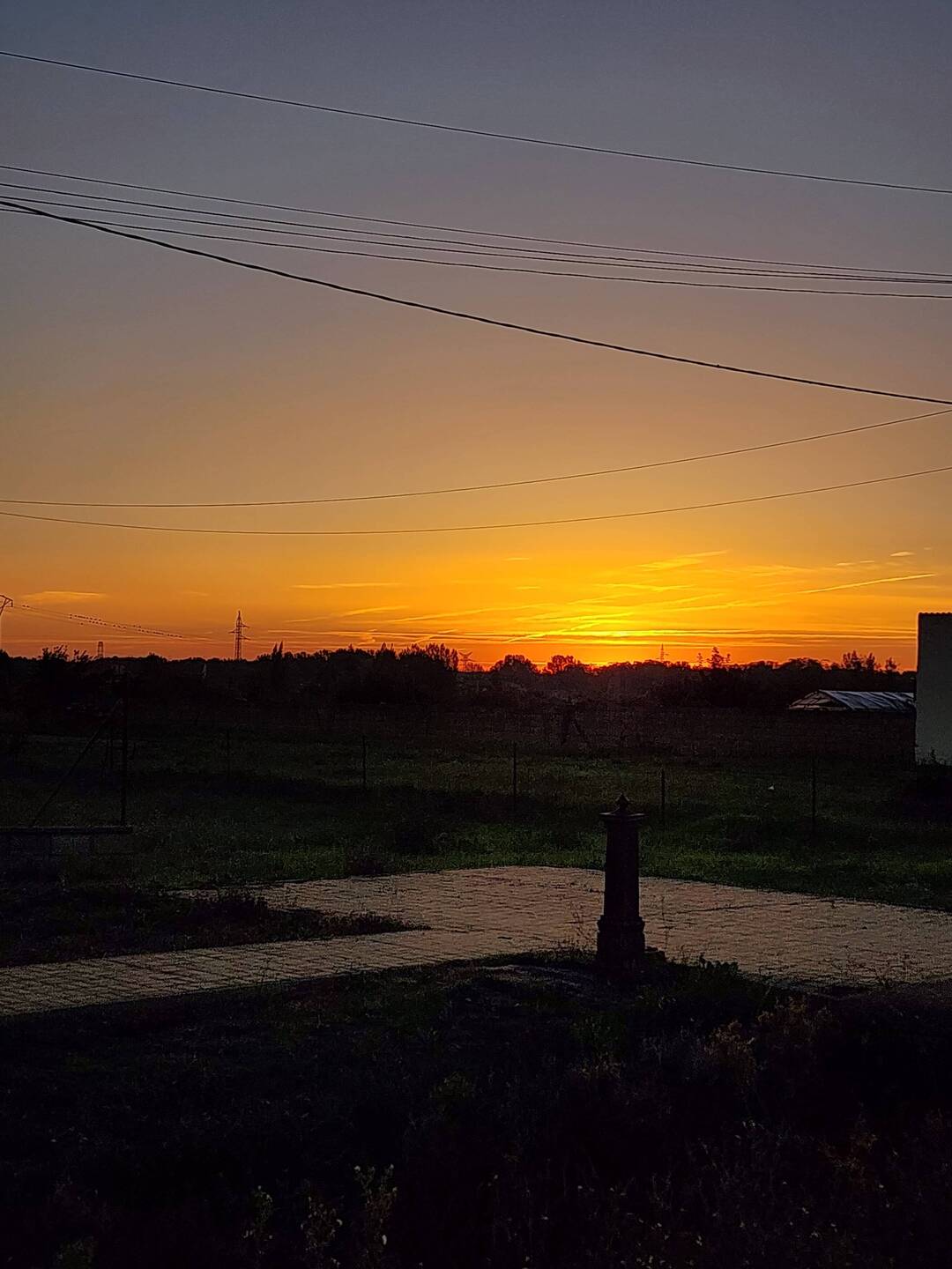 Sunrise leaving Puente Villarente.