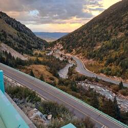 Sanfte Steigung Dank vieler Serpentinen