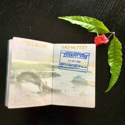 My new(ish) passport gets a stamp!!!