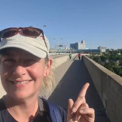 Da hinten ist die USA